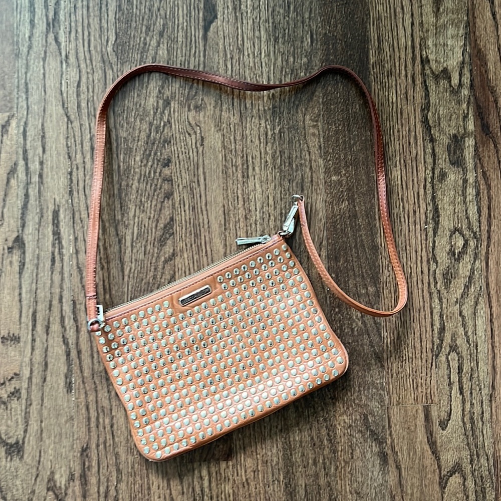 Rebecca Minkoff Gold studded Leather Crossbody Purse